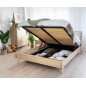 Łóżko w kolorze dębu 180x200 Cozy CZ-02 Łóżko w kolorze dębu 180x200 Cozy CZ-02