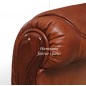 Komplet klasycznych mebli skórzanych Kevin Sofa i 2 fotele Komplet klasycznych mebli skórzanych Kevin Sofa i 2 fotele