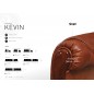 Narożnik skórzany w klasycznym stylu Kevin Narożnik skórzany w klasycznym stylu Kevin
