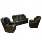 Komplet Brendy wypoczynkowe meble skórzane sofa i dwa fotele Komplet Brendy wypoczynkowe meble skórzane sofa i dwa fotele