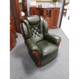 Komplet Brendy  wypoczynkowe meble skórzane sofa i dwa fotele