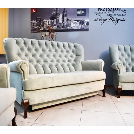 Komplet klasycznych mebli Antonio Sofa III i dwa fotele