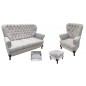 Komplet klasycznych mebli Antonio Sofa III i dwa fotele Komplet klasycznych mebli Antonio Sofa III i dwa fotele