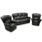 Komplet mebli skórzanych Consul Sofa 3R + 2 fotele