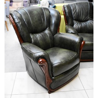 Komplet mebli skórzanych Consul Sofa 3R + 2 fotele