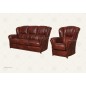 Komplet mebli skórzanych Consul Sofa 3R + 2 fotele