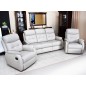 Komplet mebli skórzanych Paris Sofa 3R + 2 fotele Funkcja RELAX