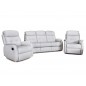 Komplet mebli skórzanych Paris Sofa 3R + 2 fotele Funkcja RELAX