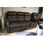 Komplet mebli skórzanych Paris Sofa 3R + 2 fotele Funkcja RELAX