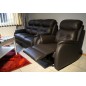 Komplet mebli skórzanych Paris Sofa 3R + 2 fotele Funkcja RELAX