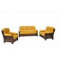 Komplet klasycznych mebli skórzanych Irena Sofa i 2 fotele Komplet klasycznych mebli skórzanych Irena Sofa i 2 fotele