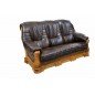 Komplet klasycznych mebli skórzanych Patrycja Sofa i 2 fotele Komplet klasycznych mebli skórzanych Patrycja Sofa i 2 fotele