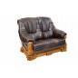 Komplet klasycznych mebli skórzanych Patrycja Sofa i 2 fotele Komplet klasycznych mebli skórzanych Patrycja Sofa i 2 fotele