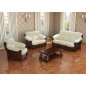 Komplet klasycznych mebli skórzanych Kasia Sofa i 2 fotele Komplet klasycznych mebli skórzanych Kasia Sofa i 2 fotele