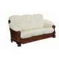 Komplet klasycznych mebli skórzanych Kasia Sofa i 2 fotele Komplet klasycznych mebli skórzanych Kasia Sofa i 2 fotele