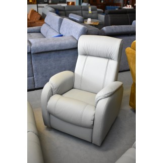 Komplet skórzanych mebli wypoczynkowych LENA sofa i 2 fotele relaks