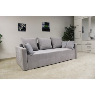 Sofa brązowa z funkcją spania Mega | Meble tapicerowane online